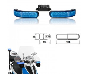 Kit de focos direccionales DL8 para motocicleta